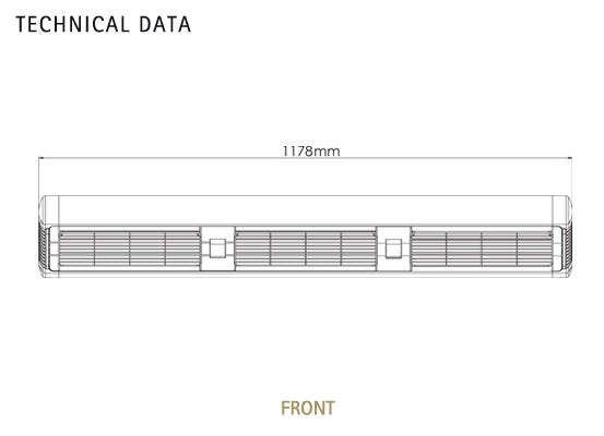 Tansun Sorrento 3x 1,5kW Triple - IP