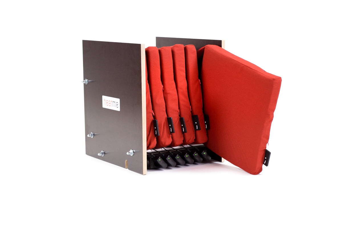 Qubo Ladestation inlusive 6 heatme Classic Kissen